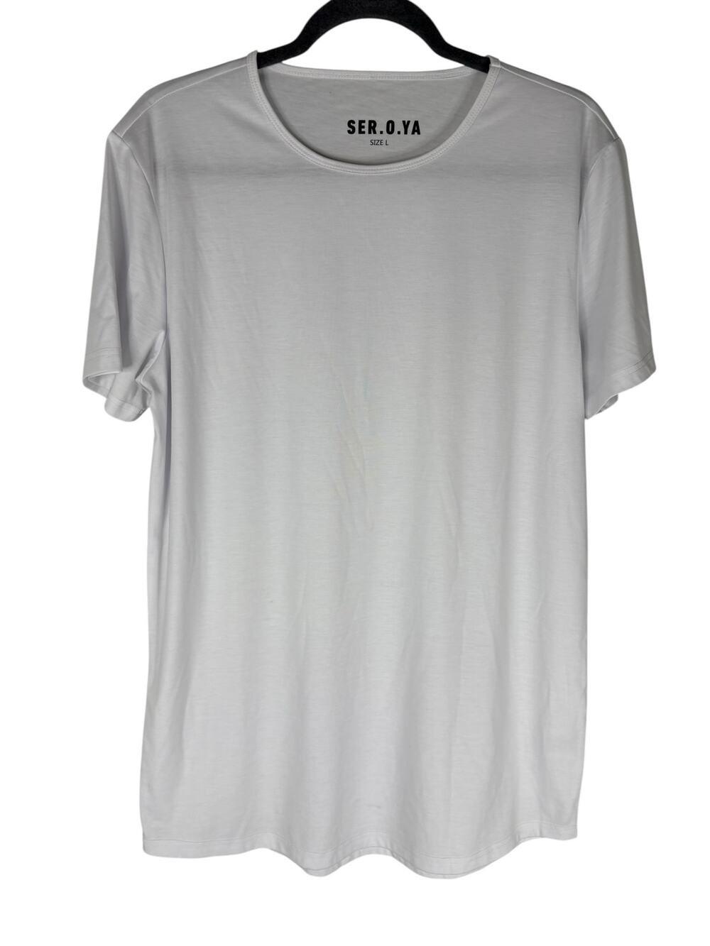 Ser.O.Ya Crew Neck T Shirt Short Sleeve Casual Minimalist Streetwear L